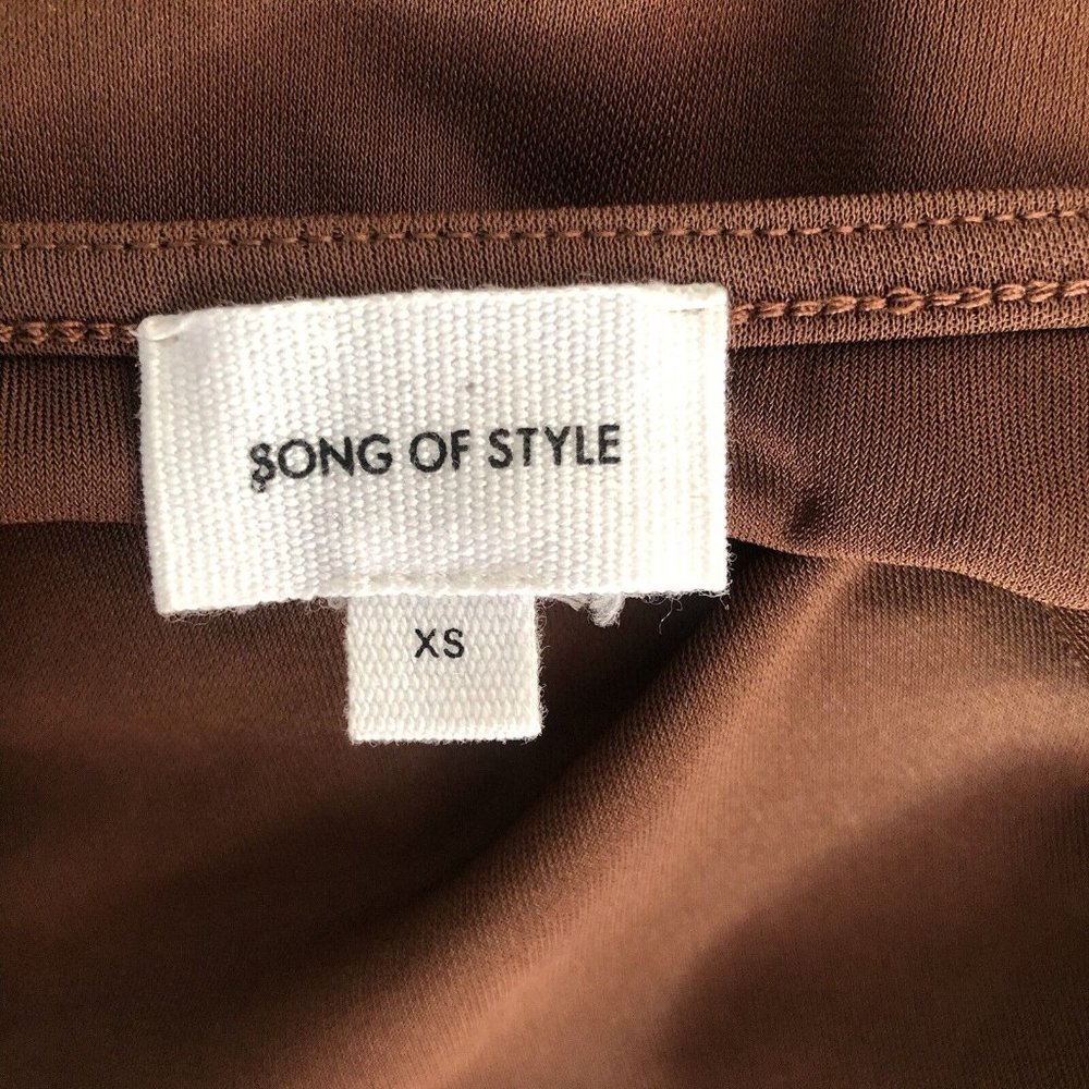 Song of Style Emra Midi Dress Chocolate Brown - Picture 4 of 8